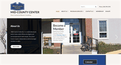 Desktop Screenshot of midcountyseniorcenter.org